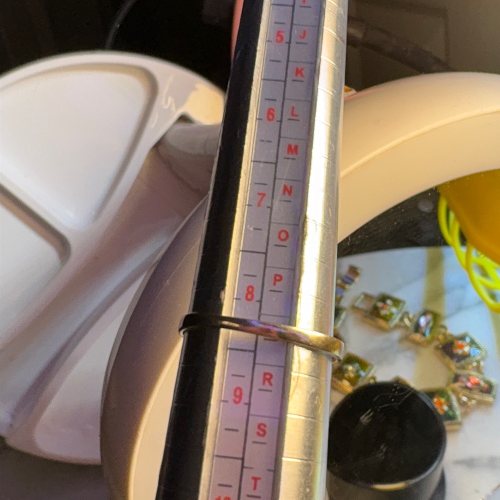 Sterling Silver With Beautiful Ruby Red Stone Rin… - image 8